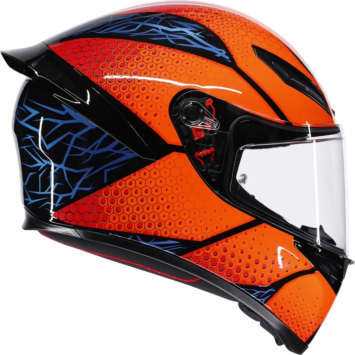 Agv K1 S Helmet - Speedarmor - Black/Orange/Blue - Medium 2118394018-074-M 2