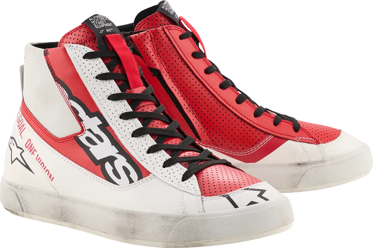 Alpinestars Stated Flair Shoes - White/Bright Red - Us 8.5 2541326-2230-85 1