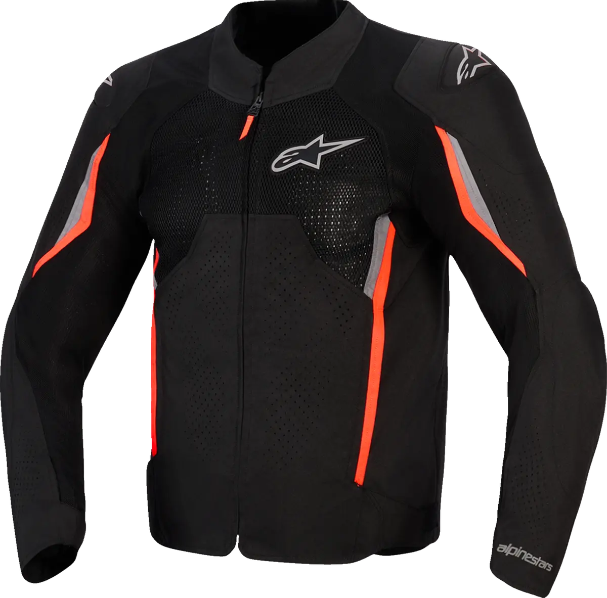 Alpinestars Ast V3 Air Jacket - Black/Dark Gray/Red Fluo - 2Xl 3300426-1051-2Xl 1