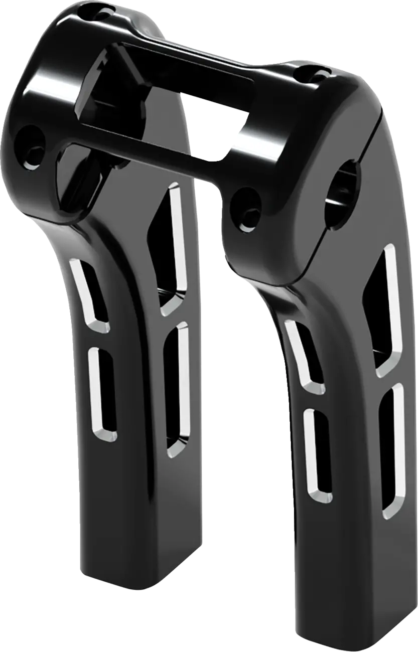 Magnum Shielding Ghost Risers - Softail Display Clamp - 8" - Black 2R-0108 1