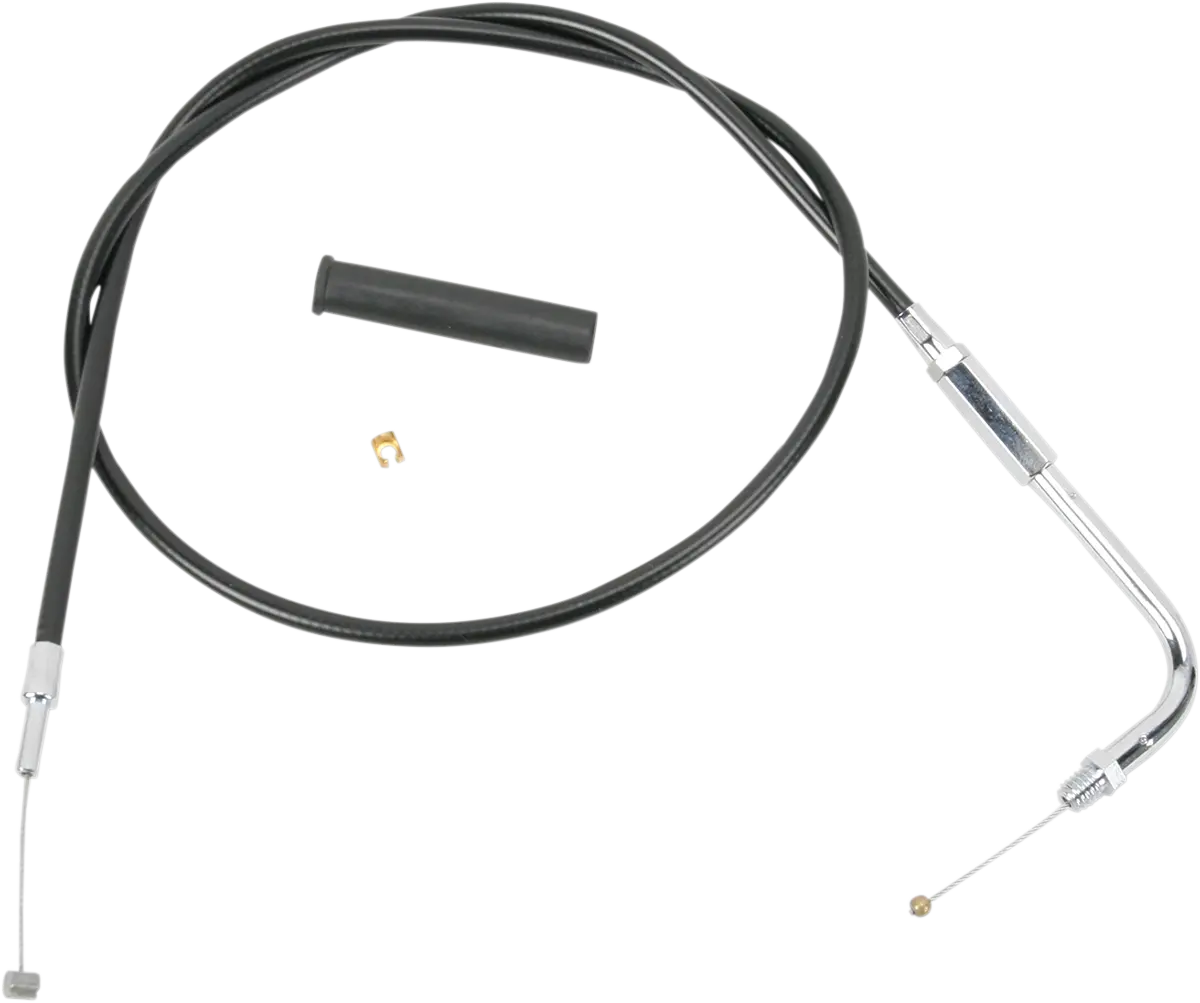 Drag Specialties Black Vinyl Throttle Cable - 32-1/2" 4330900B 1