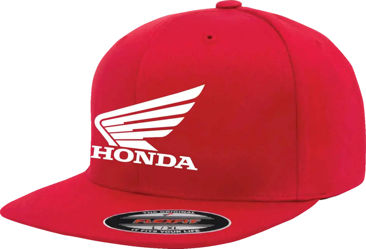 Factory Effex Honda Big Wing Hat - Red - Large/Xl 29-86312 1