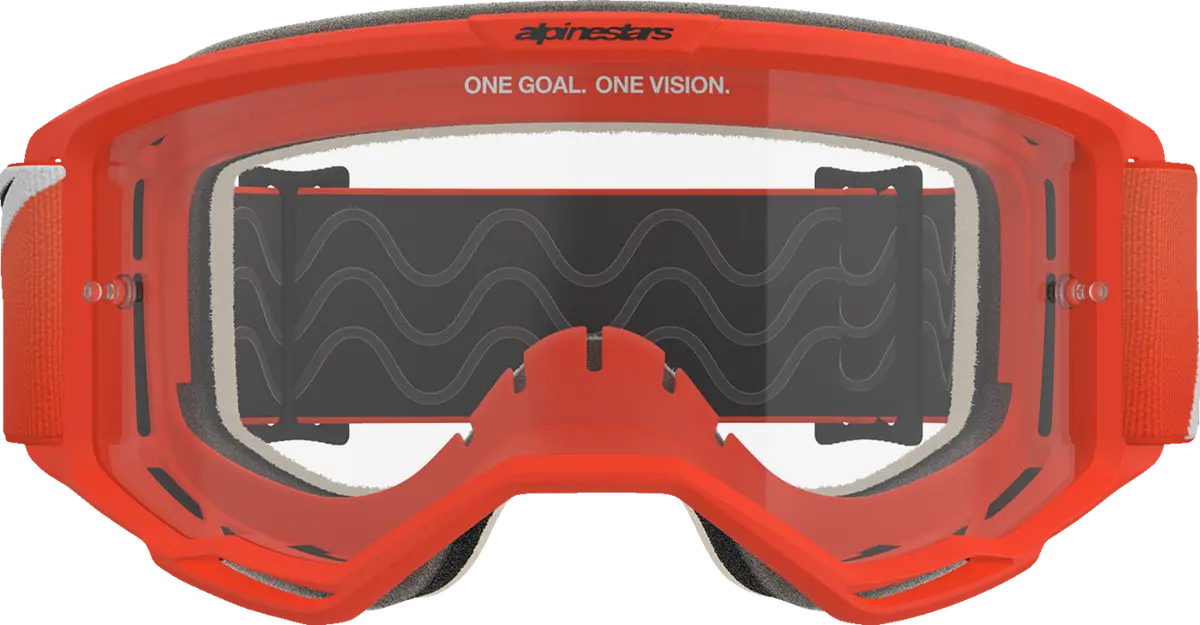 Alpinestars Goggles Vision 5 Goggle - Corp - Orange - Clear Lens 5101725-430 2