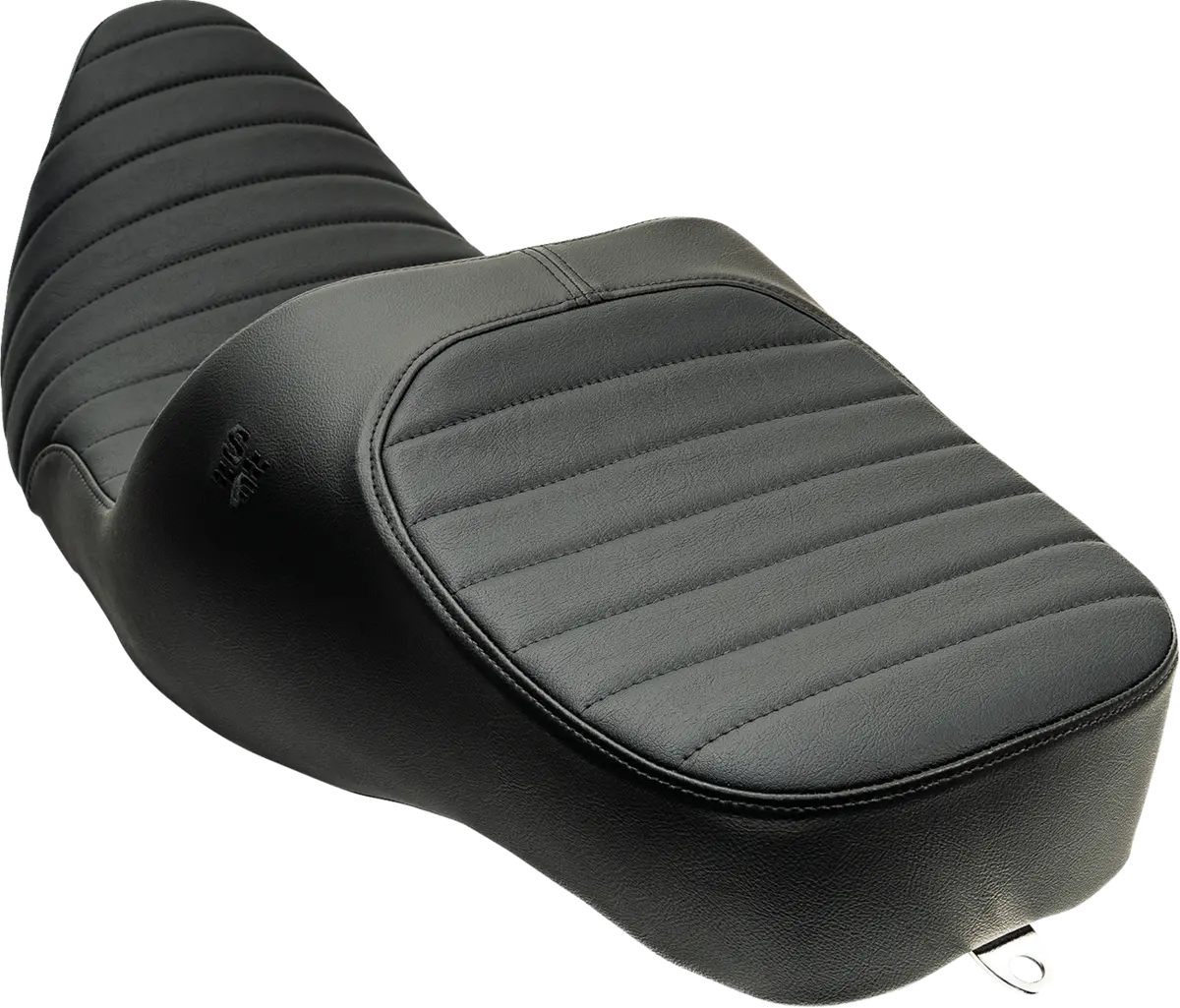 Slyfox Chariot Seat - Black Classic Stitch - Black Logo - Flh/Flt '09-'23.5 4723A 2