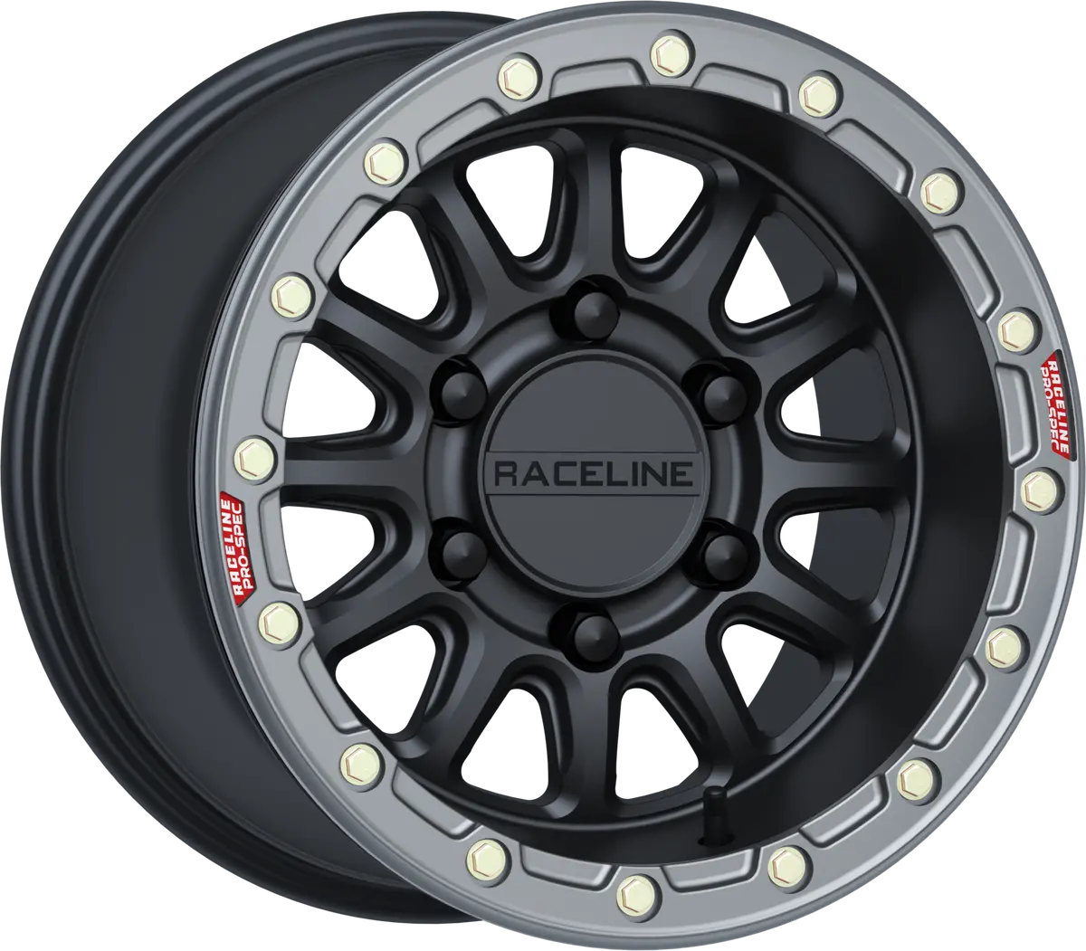Alpha Wheel 6/5.5 Blk/Gunmetal 15X10 (+25Mm) 1