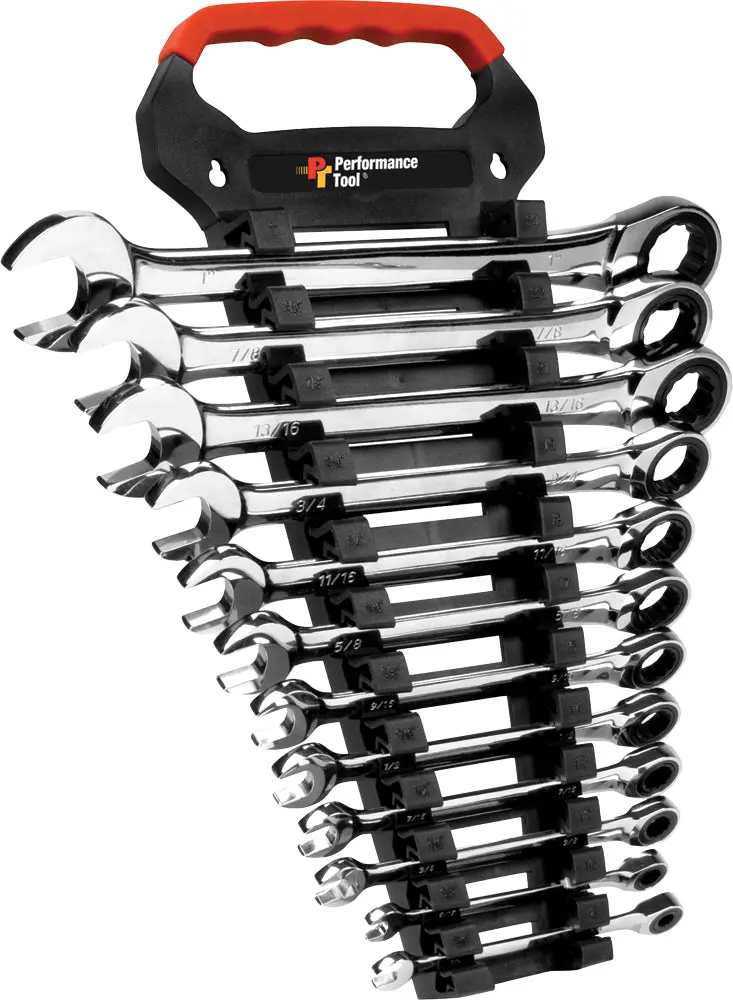 12 Pc Sae Ratchet Wrench Set 1