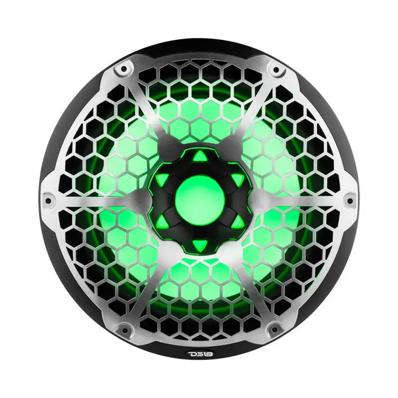 Ds18 Marine Subwoofer W/ Rgb Lights 12In 350 Watts Rms 4 Ohm Svc |Black 2