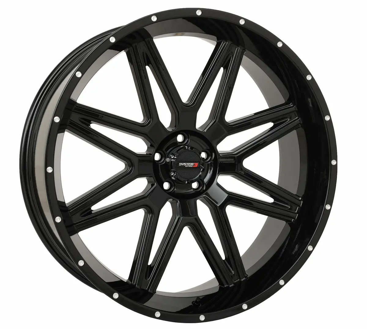 St7 Wheel 24X9 5+4 (0Mm) 5/4.5 Gloss Black 1