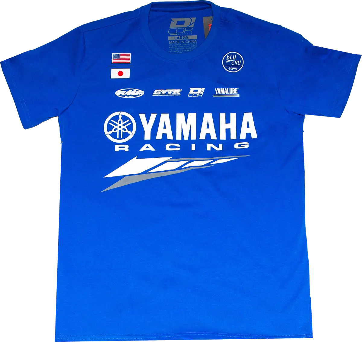 Yamaha Factory T Shirt Blue Lg 1