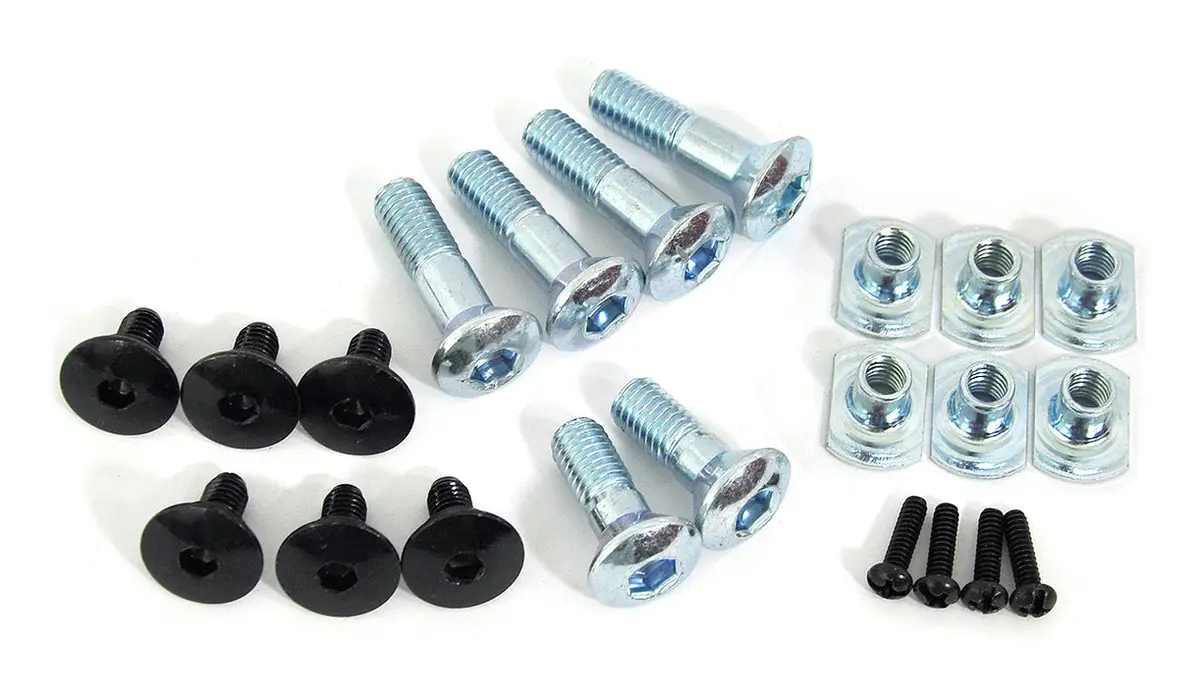 Replacement Hardware Ultra Black/Silver 1