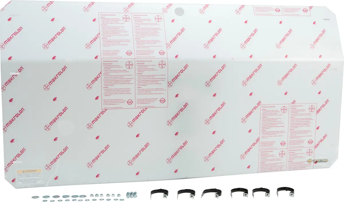 Full Rear Windshield Pol Mid Size 1