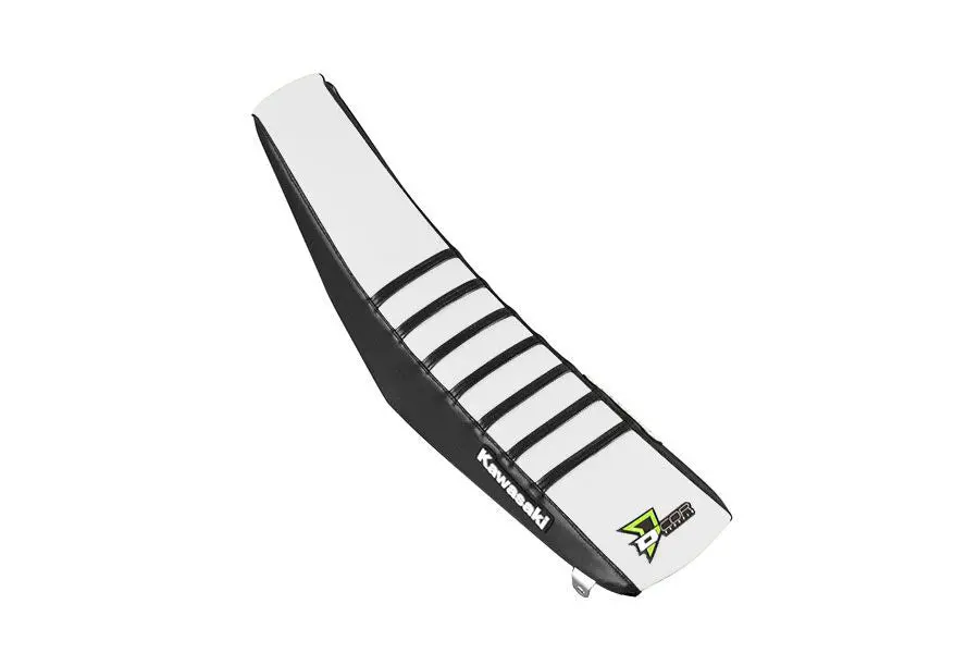 Seat Cover Black/White Black Ribs Kx450 1