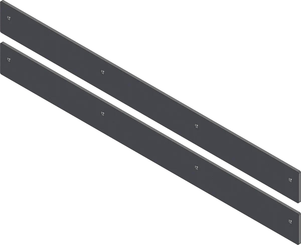 Wear Bar Wing Kit V Plow (2Pc) 1