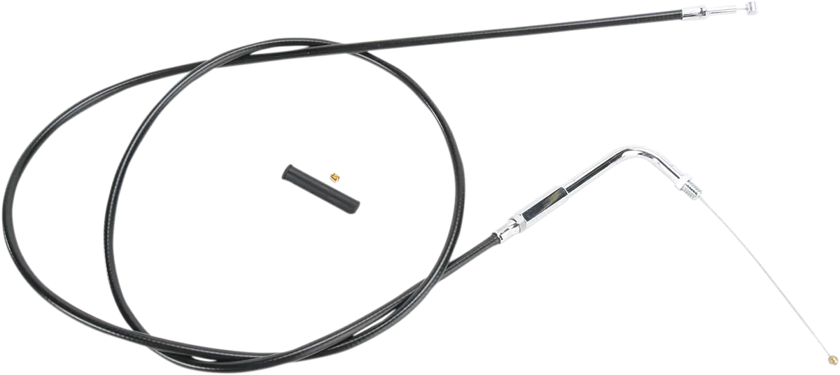Drag Specialties Black Vinyl Throttle Cable - 58" 4331158B 1