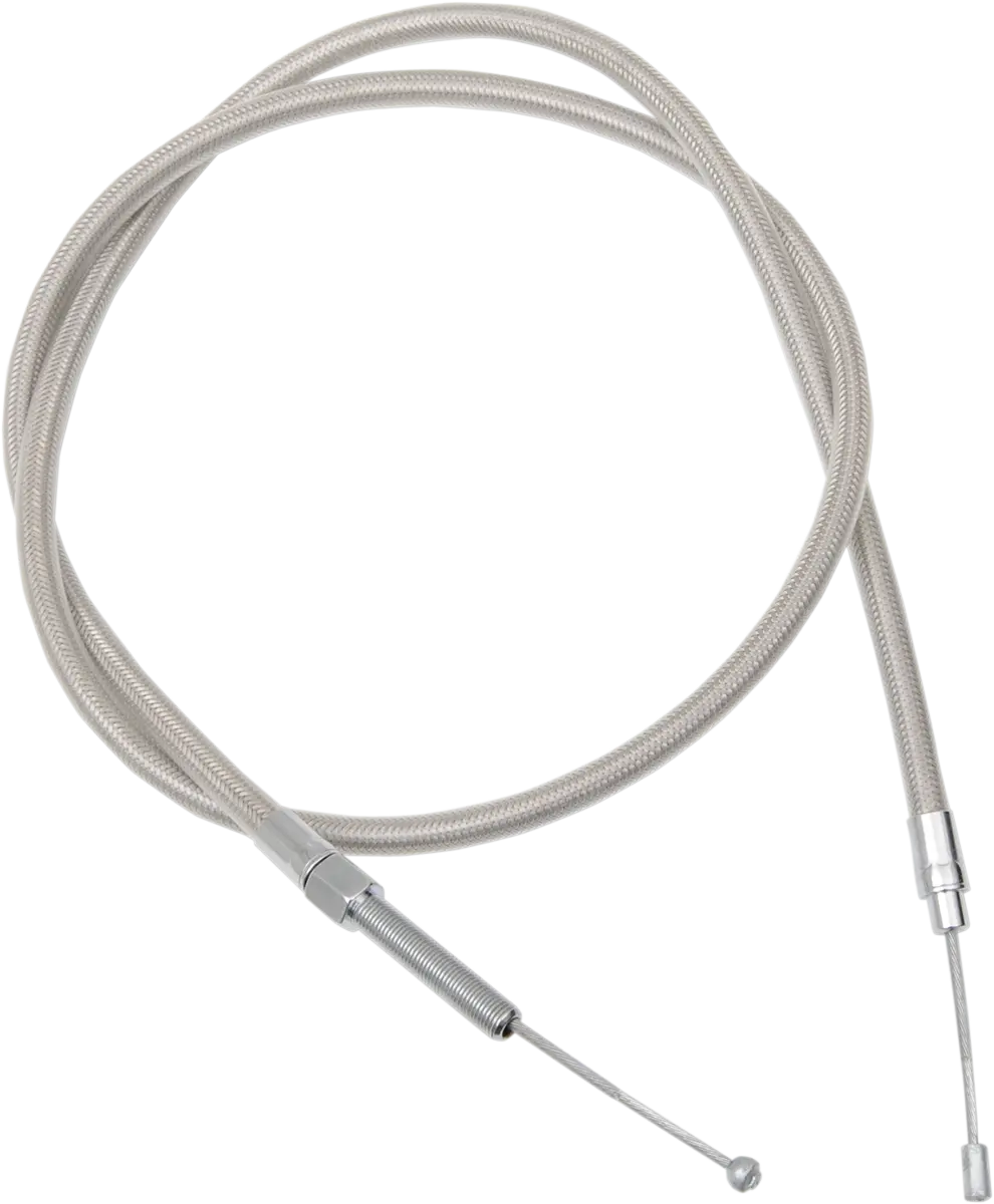 Drag Specialties High-Efficiency Braided Stainless Steel Clutch Cable - 60-5/8" 5320800He 1