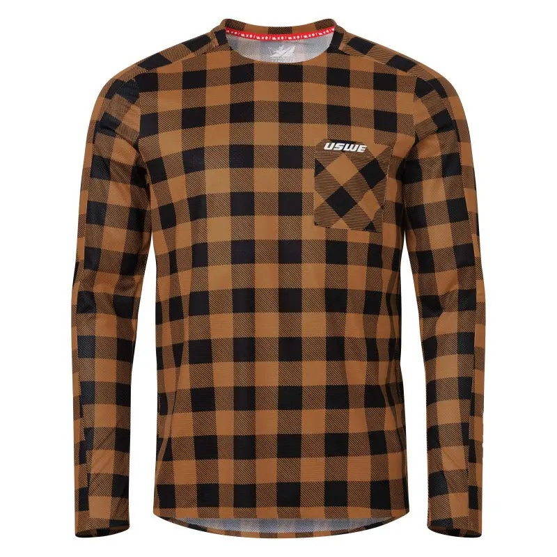 Uswe Flannel Long Sleeve Lightweight Off-Road Jersey 2
