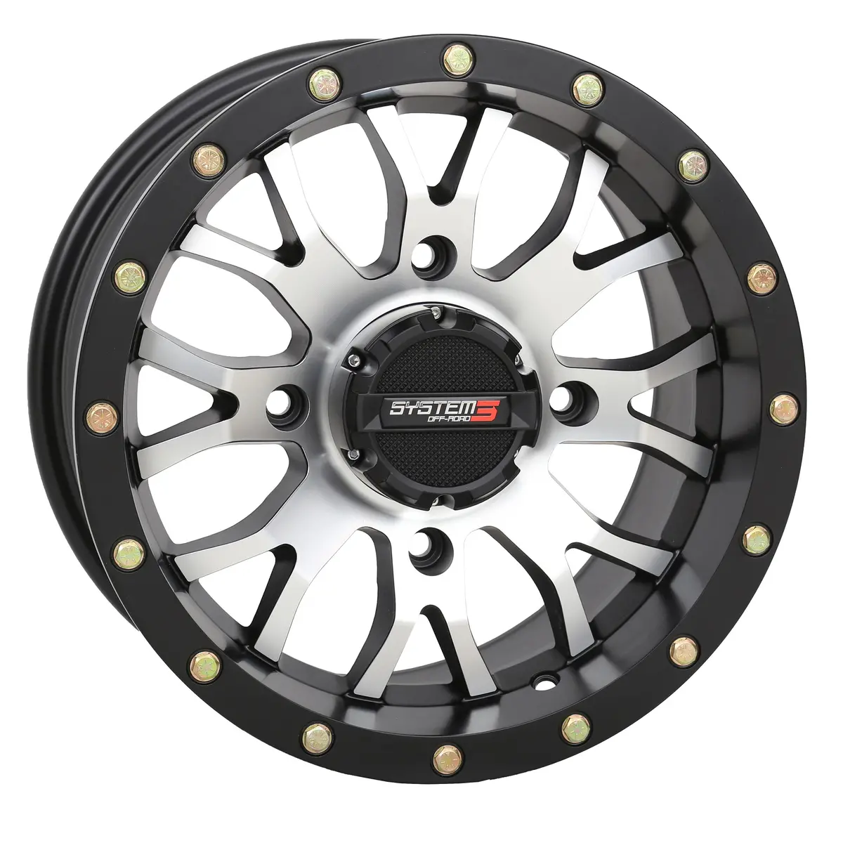 St3 Wheel 14X7 5+2 (+30Mm) 4/110 Matte Machined/Black 1