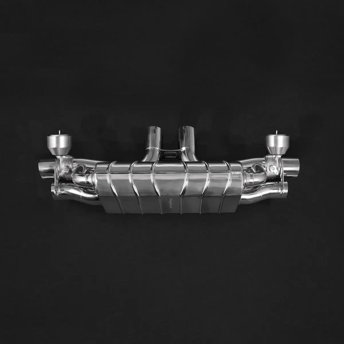Capristo Valved Exhaust, Mid-Silencer Spares + Carbon Tips (Ces3) - Porsche 536 Cayenne 3.0T/ E-Hybrid (19+) 1