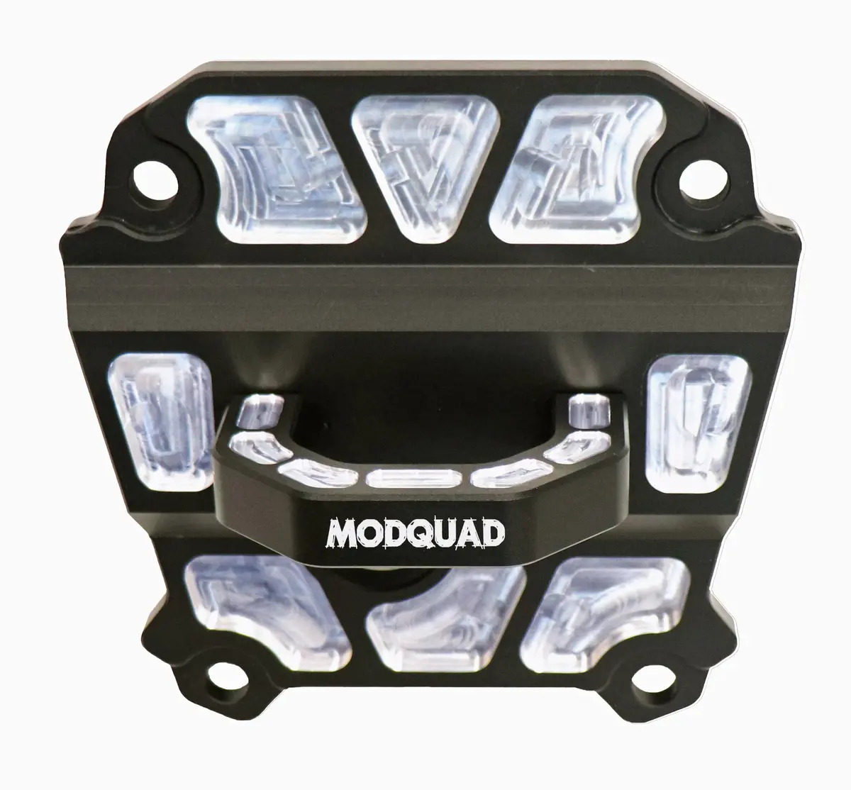 Rear Differential Plate With Hook Black Pol 1