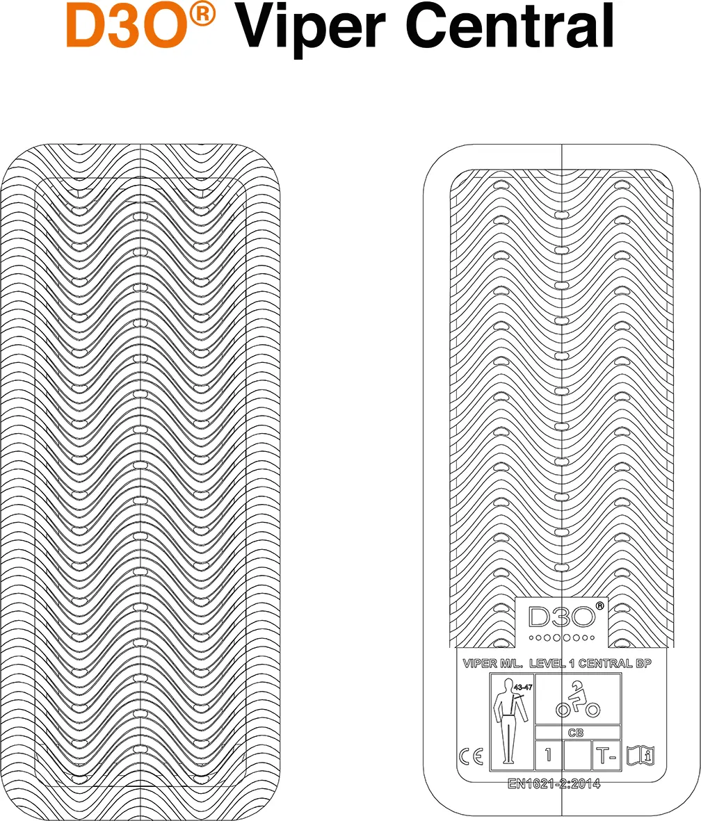 Icon D3o® Viper Guard - Central Back 1