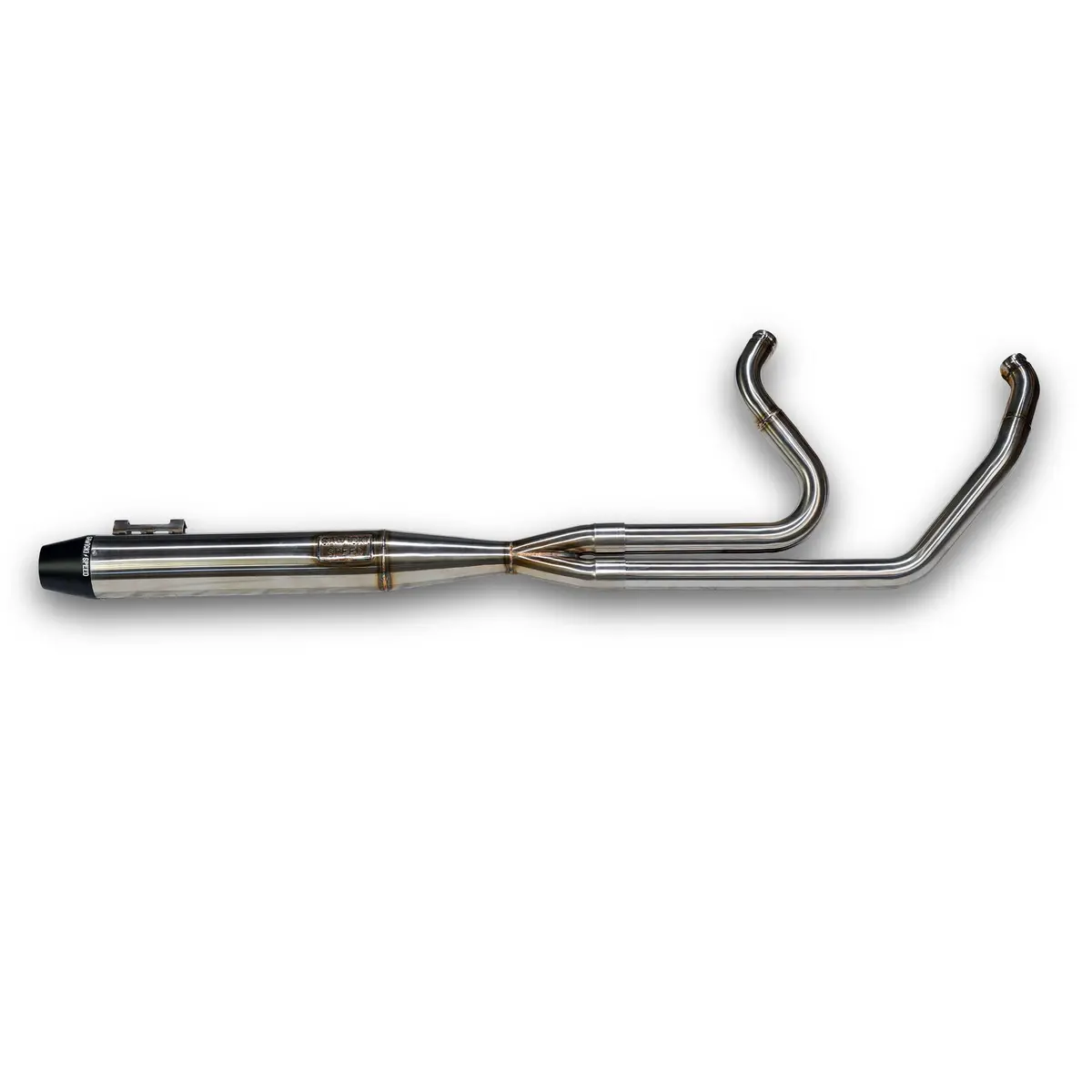 Intmdtr M8 Flt Full Brushed Ss W/Black End Cap 1