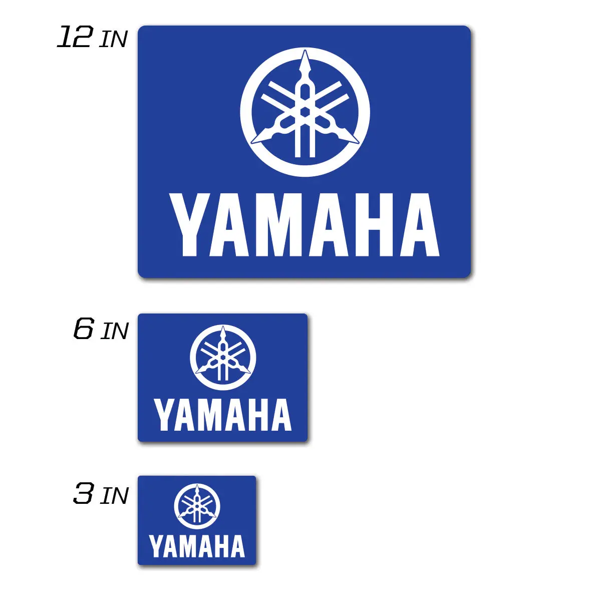 Yamaha Icon Decal 12" Squared Yamaha Icon Decal 12" Squared 1