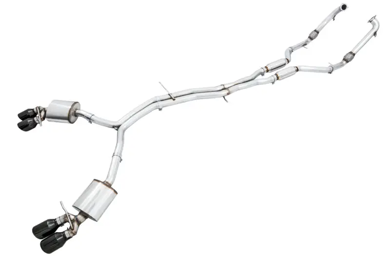 Awe Tuning Audi B9 S5 3.0T Touring Edition Exhaust - Black Diam Tips (102Mm) 1