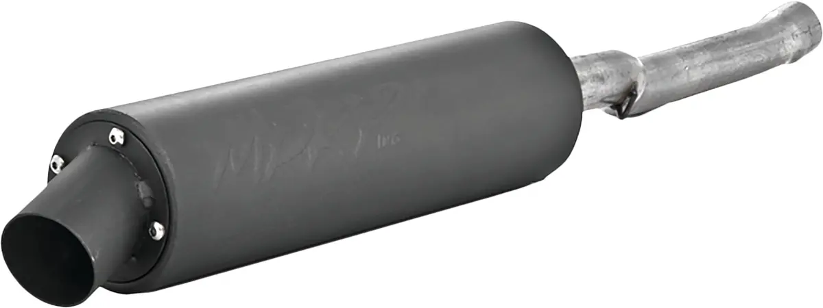 Single Slip On System W/ Utility Muffler Blk Yam 1