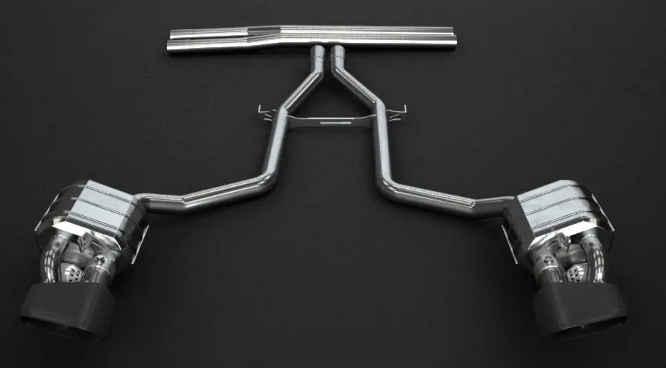 Capristo Valved Exhaust + Mid-Pipes - Porsche 970 Panamera Executive (Extended) (V8) S/4S/Gts 1