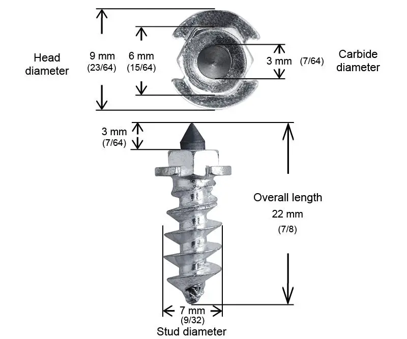 3/4" 18Mm Shoulder Screw Studs Qty 200 2