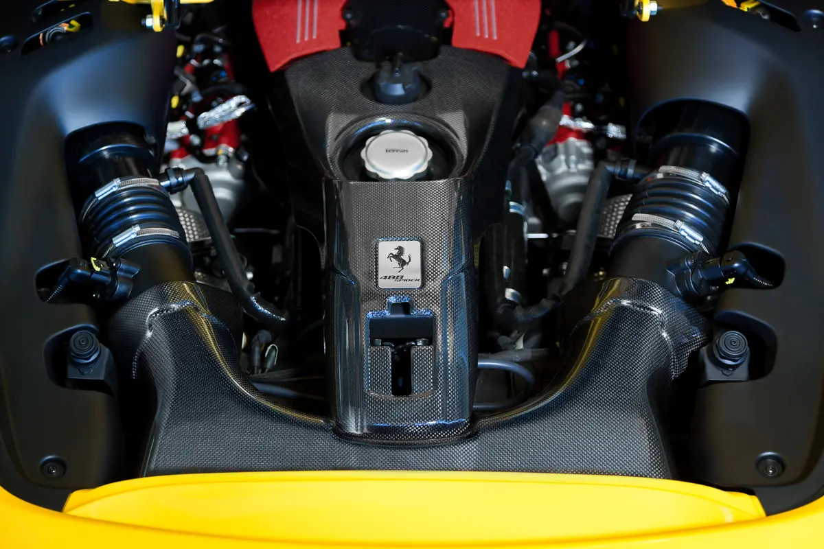 Capristo Carbon Fiber Airbox Cover - Ferrari 488 1