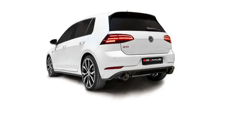 Remus 2018 Volkswagen Gti Mk Vii (Facelift) 2.0L Tsi Axle Back Exhaust (Tail Pipes & Conn Tube Req) 1