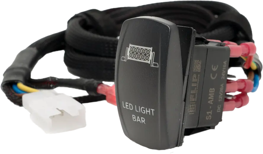 Ez Harness Standard Rocker Switch With Harness Light Bar 1