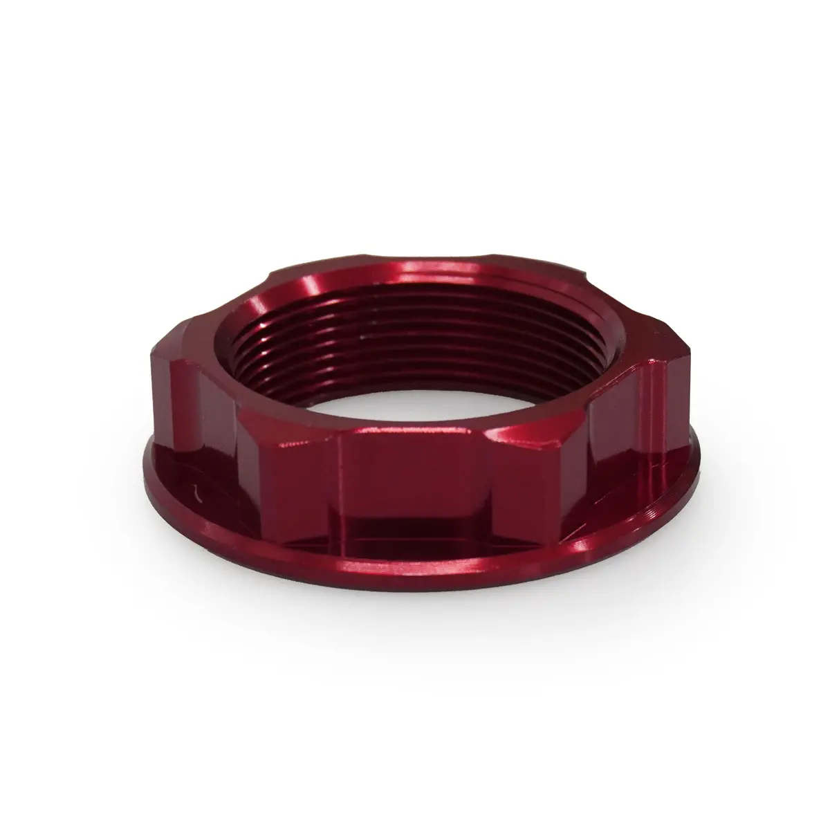 Steering Stem Nut Red Hon 1
