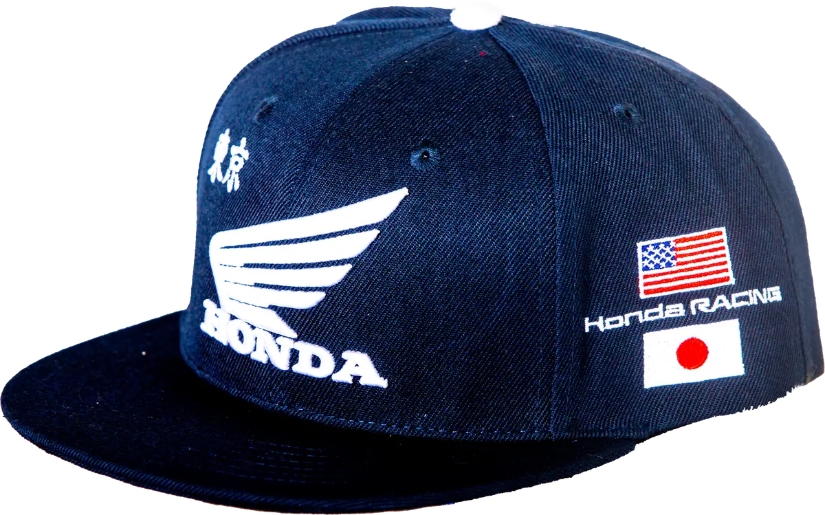 Honda Hat Factory Snapback Navy 1