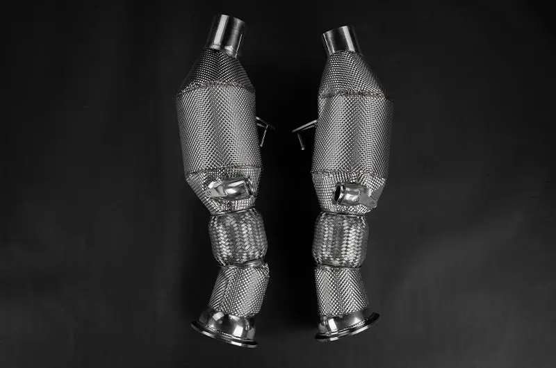 Capristo Cat Spare Downpipes - Ferrari 296 1