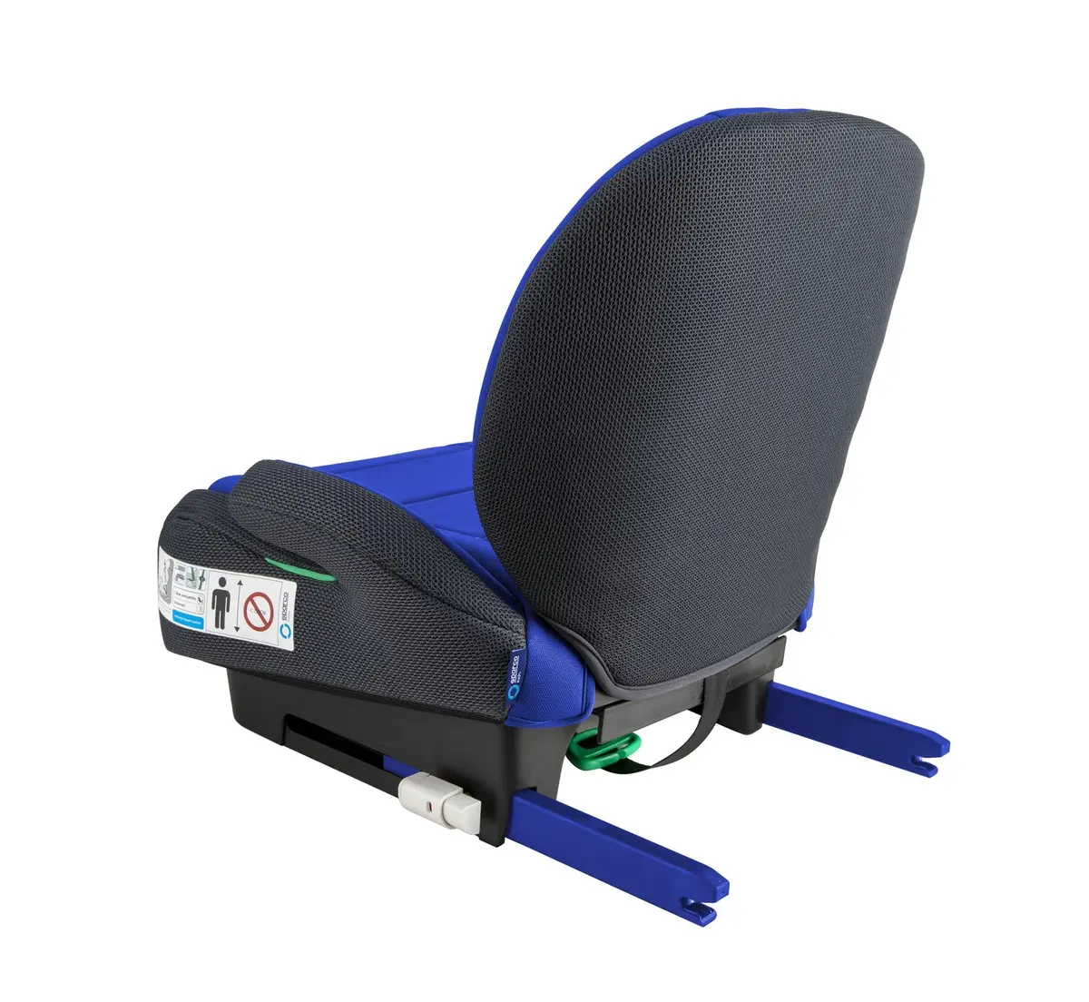 Sparco Universal Car Booster Seat I-Size For 6–12 Years Kids Blue/Grey 2
