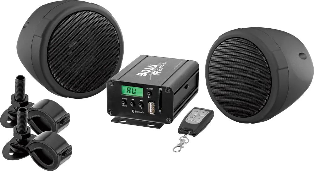 Mc520 Speaker System 600W Black 3" Bar Mnt Bt 1