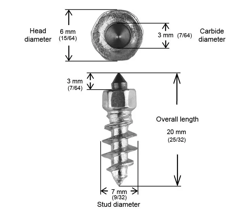 18Mm Standard Screw Studs Qty 200 2