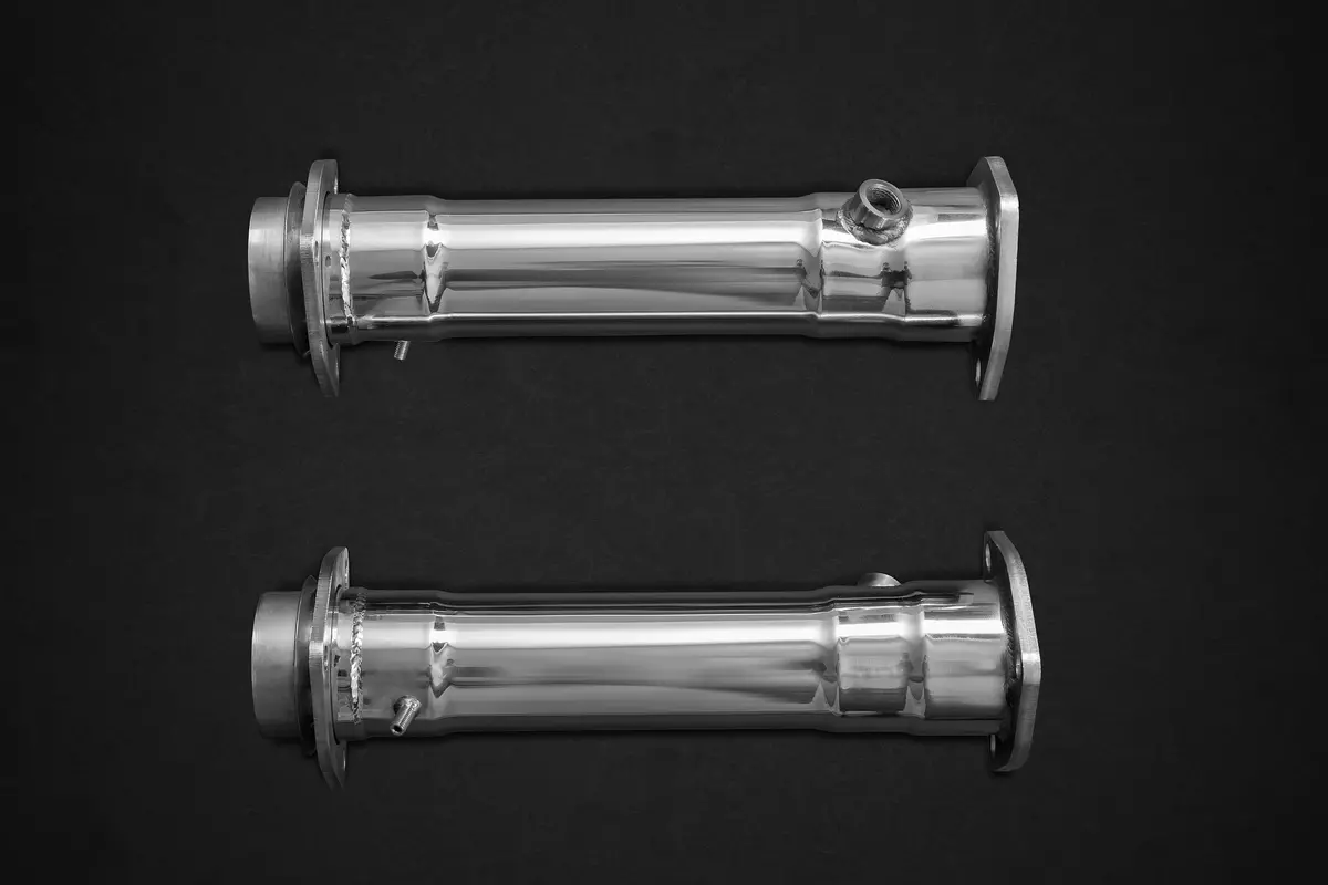 Capristo Secondary Cat Delete Pipes - Ferrari 512/ Testarossa 1