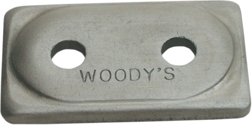 Woody's Angled Backer Plates - Double - 48 Pack Ada2-3775-B 1