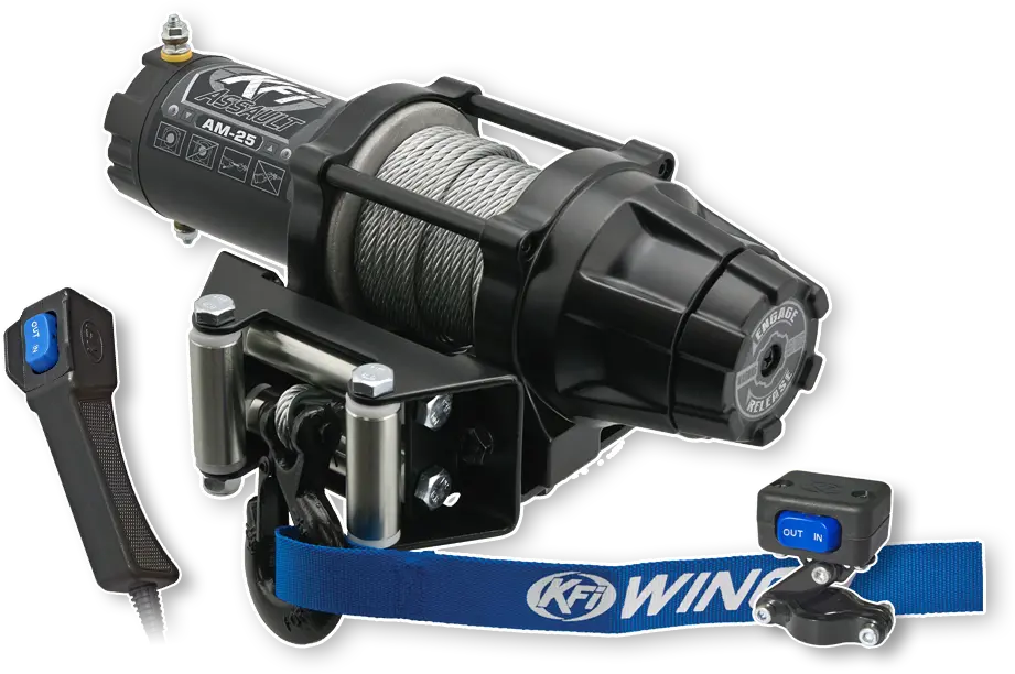 2500Lb Steel Cable Assault Series Winch 1