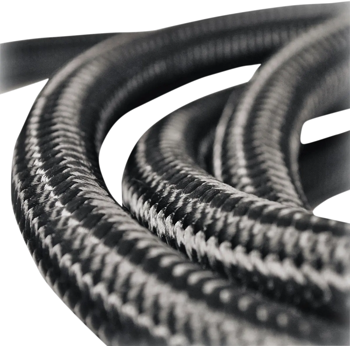 Jagg Oil Coolers Fiber Braided Hose - Black - 10' 21-Jlwn06-10 1