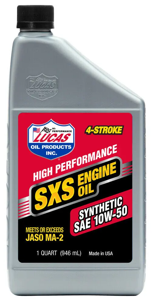 Sxs Synthetic Oil 10W50 4T 1 Qt (6/Case Sold Ea) 1