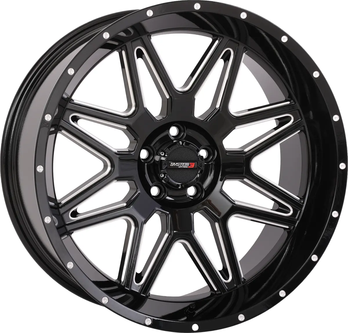 St7 Wheel 20X9 5+4 (0Mm) 5/4.5 Gloss Black Milled 1