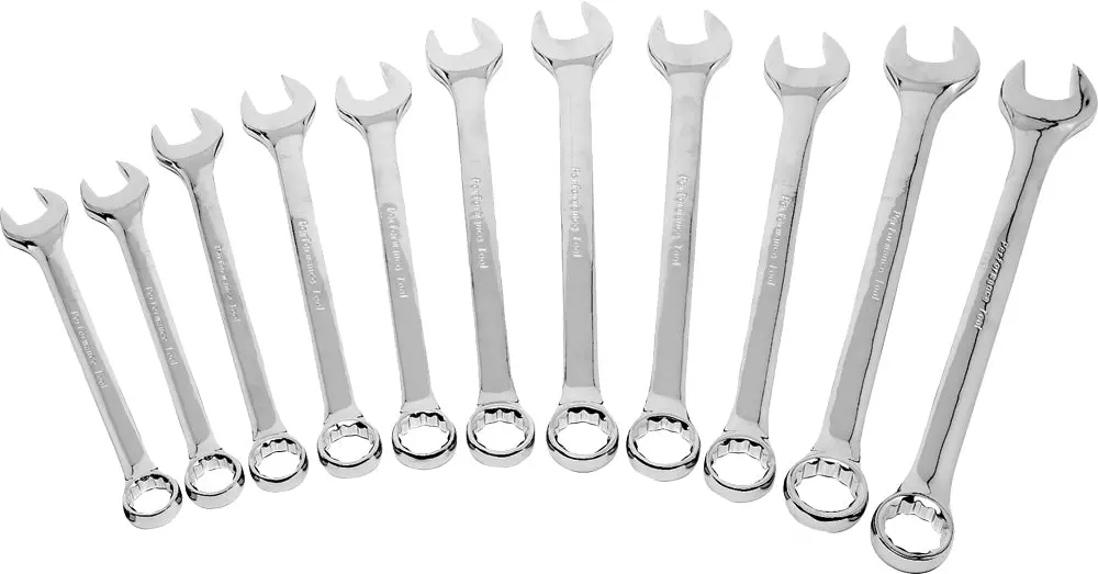 11 Pc Sae Combo Wrench Set 1