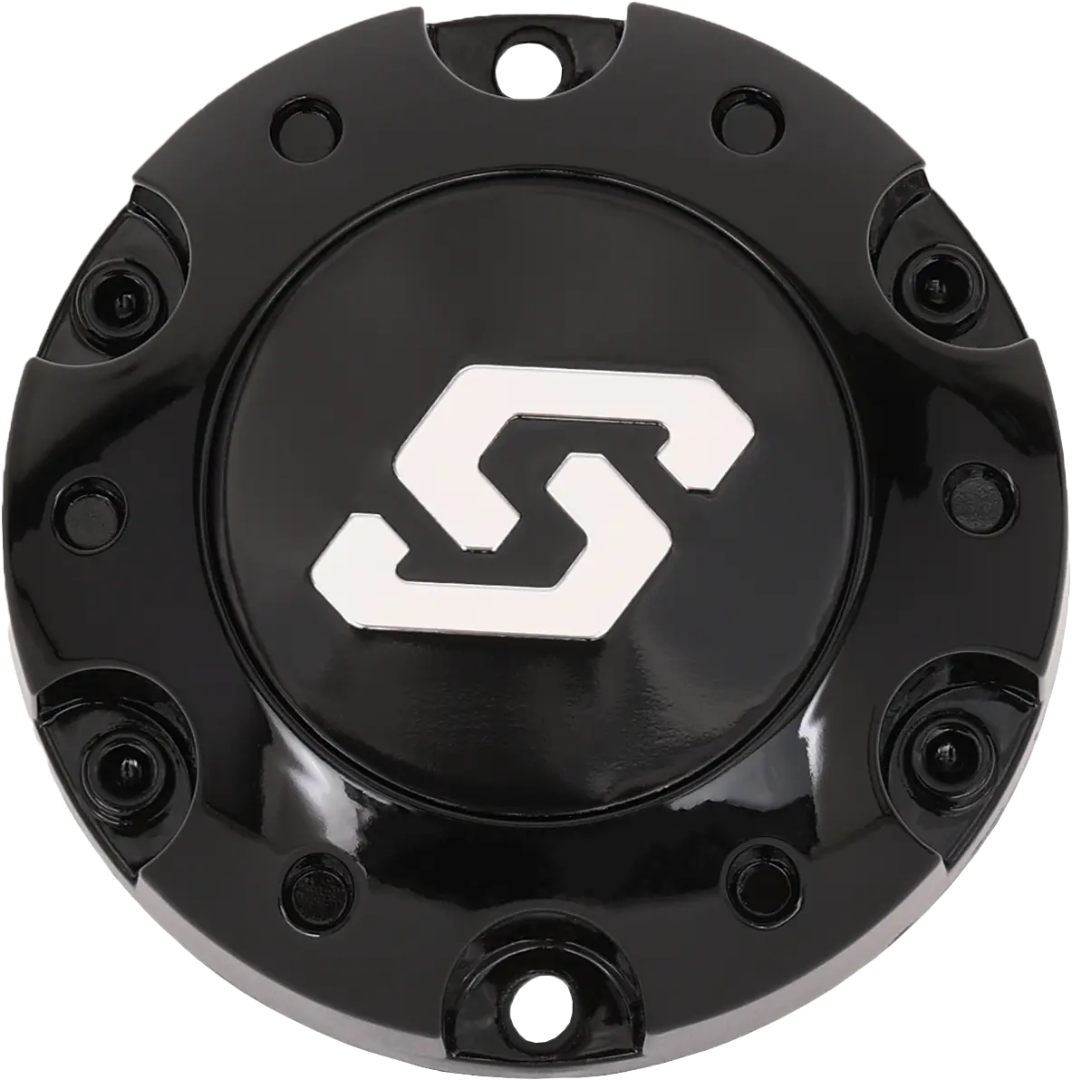 4/110 Center Cap Gloss Black 1