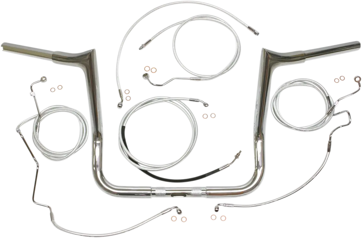 Magnum Shielding 1-1/4" Viking Handlebar Installation Kit - 10" - Sterling Chromite Ii® 38834-410 1