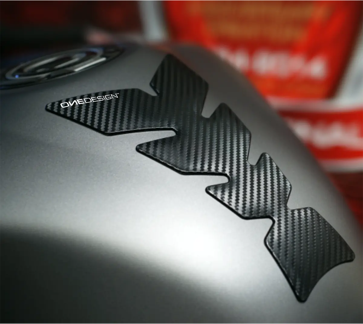 Tankpad Soft Touch Matte Carbon Look 2