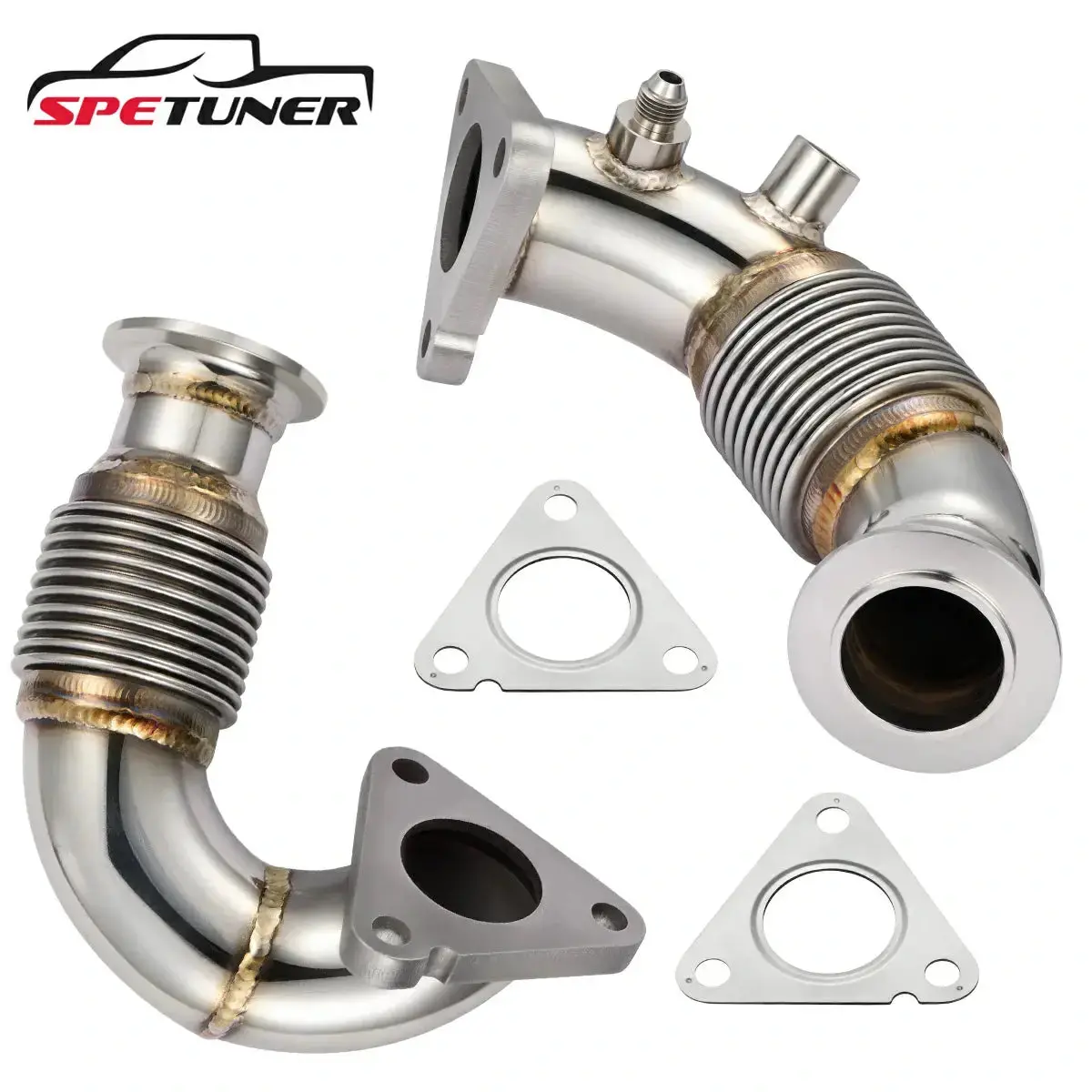 Exhaust Up-Pipe For 2015-2019 Ford F250 F350 F450 F550 6.7L Powerstroke 1